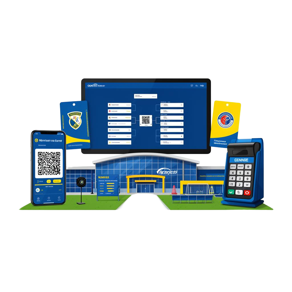 Sistema digital de gestión para club deportivo con QR y torneos